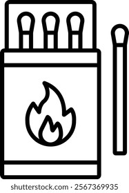 Matches vector icon. Can be used for printing, mobile and web applications.