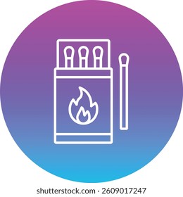 Matches vector icon. Can be used for printing, mobile and web applications.