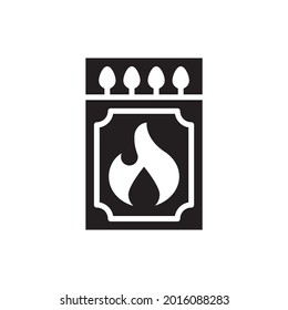 Matches vector solid icons style illustration. EPS 10 file