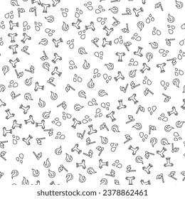 Matches, Water, Fire, Hydrant Vector Seamless Pattern for websites, wrapping, printing backgrounds and other purposes 