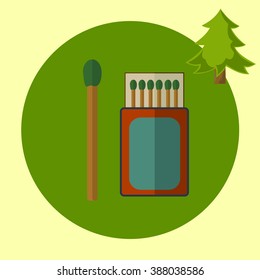 matches.There are matches, matchbox and matchbook.