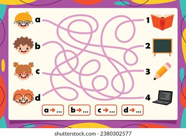 Matching Characters With Objects Game