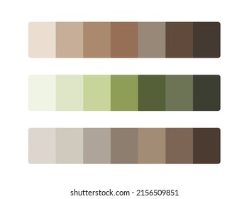color brown palettes 7