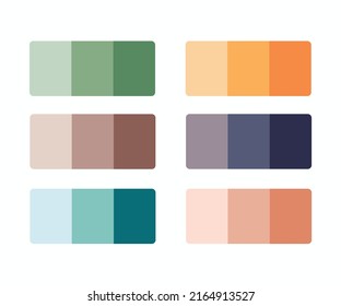 each color  palettes