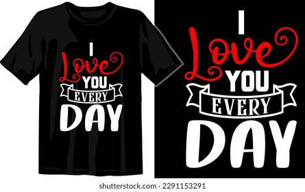Matching Couple Custom Typography  T shirt Designs Vector