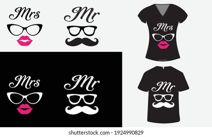 Matching Couple T Shirt Designs