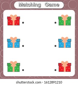 juego de correspondencia, actividad educativa para estudiantes de jardín de infantes