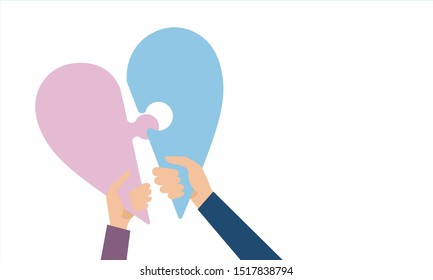 matching image,man and woman,vector illustration