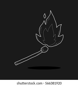 Matchstick doodle