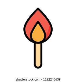 matchstick fire flame 