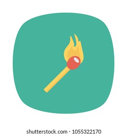 match-stick flame burn 