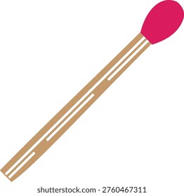 Matchstick icon burning match stick flame symbols and matchbox for ignition, fire starter tool vector silhouettes and outline illustration for safety and camping