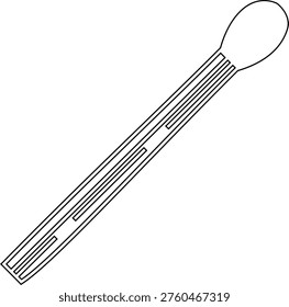 Matchstick icon burning match stick flame symbols and matchbox for ignition, fire starter tool vector silhouettes and outline illustration for safety and camping