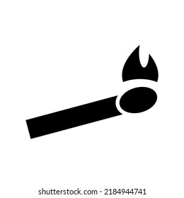 Matchstick Icon Or Logo Isolated Sign Symbol Vector Illustration - High Quality Black Style Vector Icons
