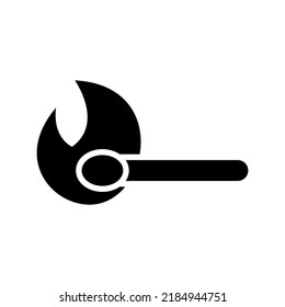 Matchstick Icon Or Logo Isolated Sign Symbol Vector Illustration - High Quality Black Style Vector Icons
