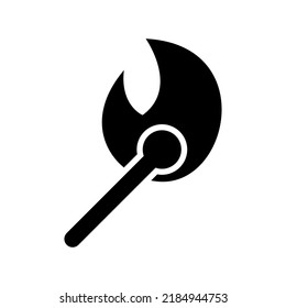 Matchstick Icon Or Logo Isolated Sign Symbol Vector Illustration - High Quality Black Style Vector Icons
