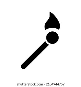 matchstick icon or logo isolated sign symbol vector illustration - high quality black style vector icons
