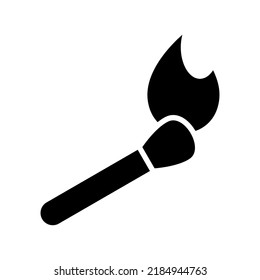matchstick icon or logo isolated sign symbol vector illustration - high quality black style vector icons
