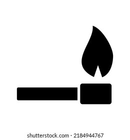 matchstick icon or logo isolated sign symbol vector illustration - high quality black style vector icons
