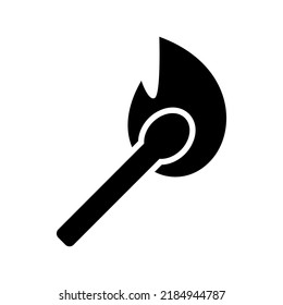 Matchstick Icon Or Logo Isolated Sign Symbol Vector Illustration - High Quality Black Style Vector Icons
