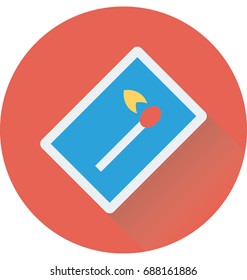 
Matchstick Vector Icon

