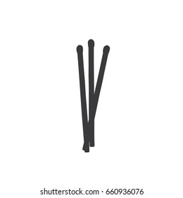 Matchsticks icon, vector illustration design. Camp objects collection.