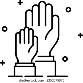 Matenity vector icon on transparent background. Outline Matenity vector icon