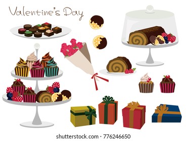 Material collection of chocolate gift.
Cake material collection.
Valentine 's material collection.
Valentine's clip art.