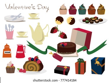 Material collection of chocolate gift.
Cake material collection.
Valentine 's material collection.
Valentine's clip art.
