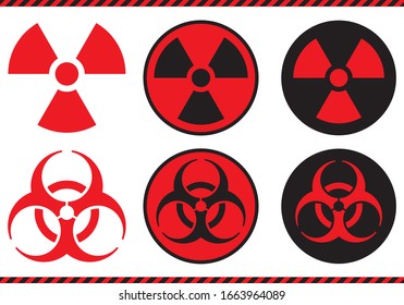 Material collection of radioactivity and biohazard