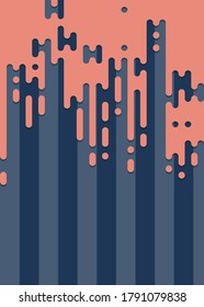 Material Design Abstract Rounded Color Lines halftone transition background illustration