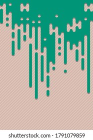 Abstrakte, abgerundete Farblinien für Material Design, Halbdunkelhintergrund