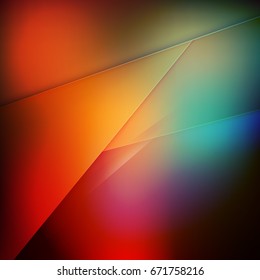 Material design abstract vector background. Colorful soft blurred background for wallpaper, flyer, poster, banner templates