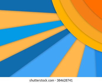 Material Design Background, Modern Digital Design. Material Design Concept.