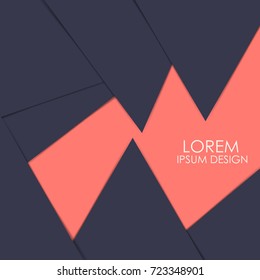 Material design background. Vector