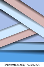 Material design blue. Background material for the design of business.