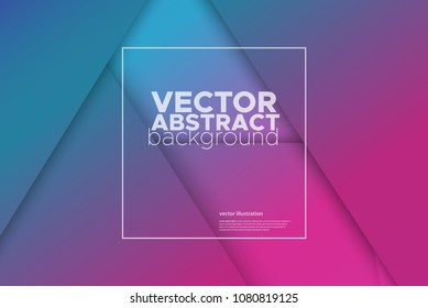 Material design blue red color. Abstract background. Vector illustration