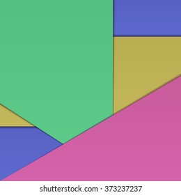 Material Design. Color Abstract Background For Your Design. Modern Digital Template. Vector Illustration