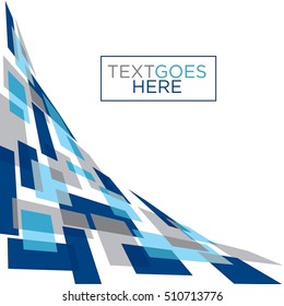 Material design cover page blue
