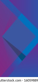 material design with gradation blue and purple colors