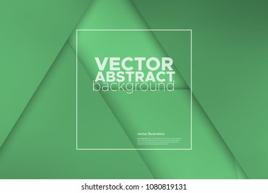 Material design green color. Abstract background. Vector illustration