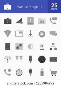Material Design Grey Icoms Stock Vector (Royalty Free) 1255984972 ...