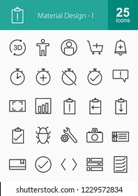 Material Design Line Icoms