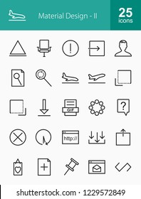 Material Design Line Icoms
