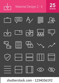 Material Design Line Icoms