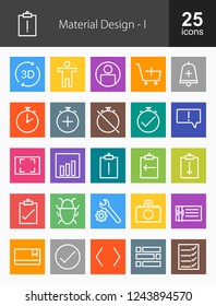 Material Design Line Icoms
