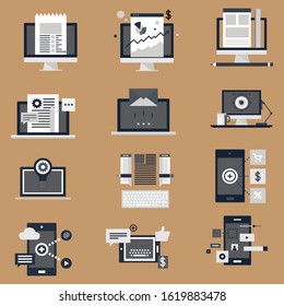 Material design pixel perfect icons set. Thin line icons for business, marketing, social media, UI and UX, finance and banking, navigation, mobile app, communication, action icons, management, seo.