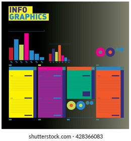 Material design set. Modern ui elements. Set of simple icons. vector illustration