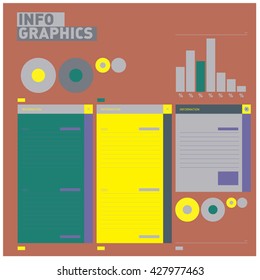 Material design ui set. Modern ui elements. Set of simple icons
