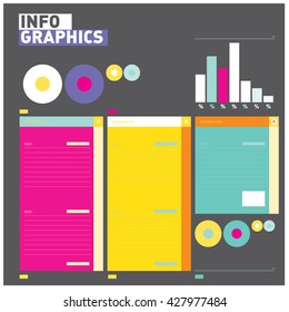 Material design ui set. Modern ui elements. Set of simple icons